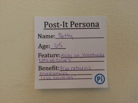post-it persona