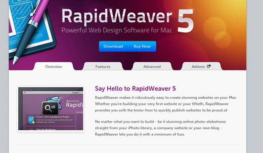 Rapidweaver Navigation