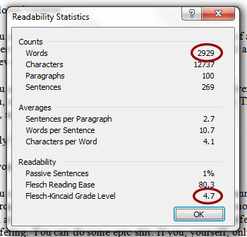 johnny - reading level