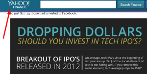 dropping dollars yahoo
