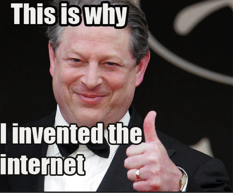 Al Gore Inventing the Internet