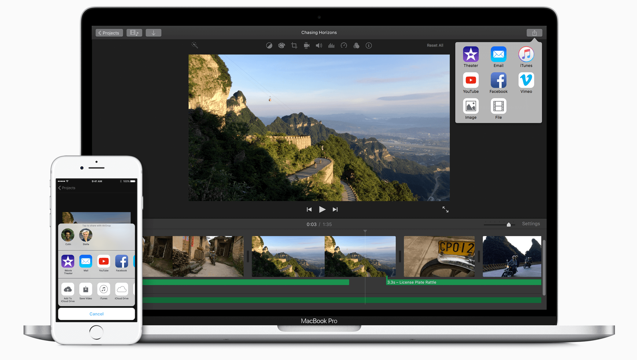 make imovie vertical on iphone