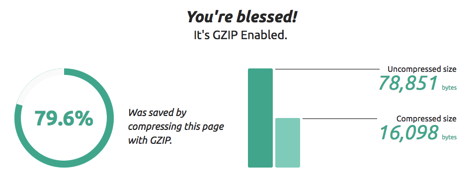 check gzip