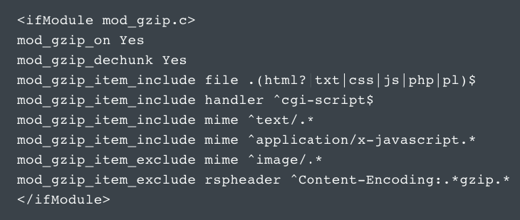 gzip apache