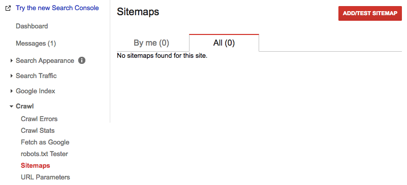 add test sitemap