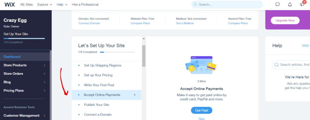 How to modify your payment settings in Wix