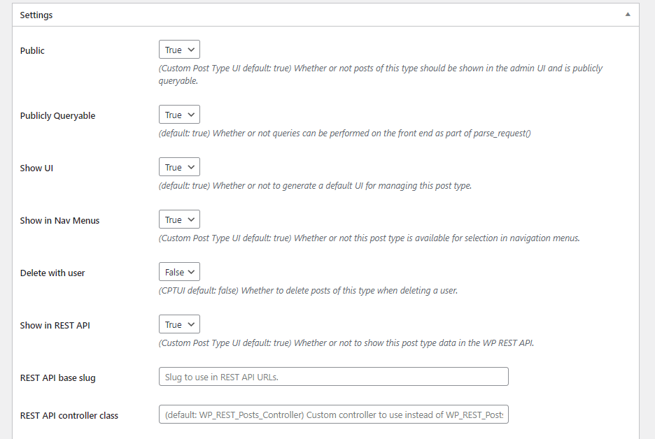 essential grid custom post type