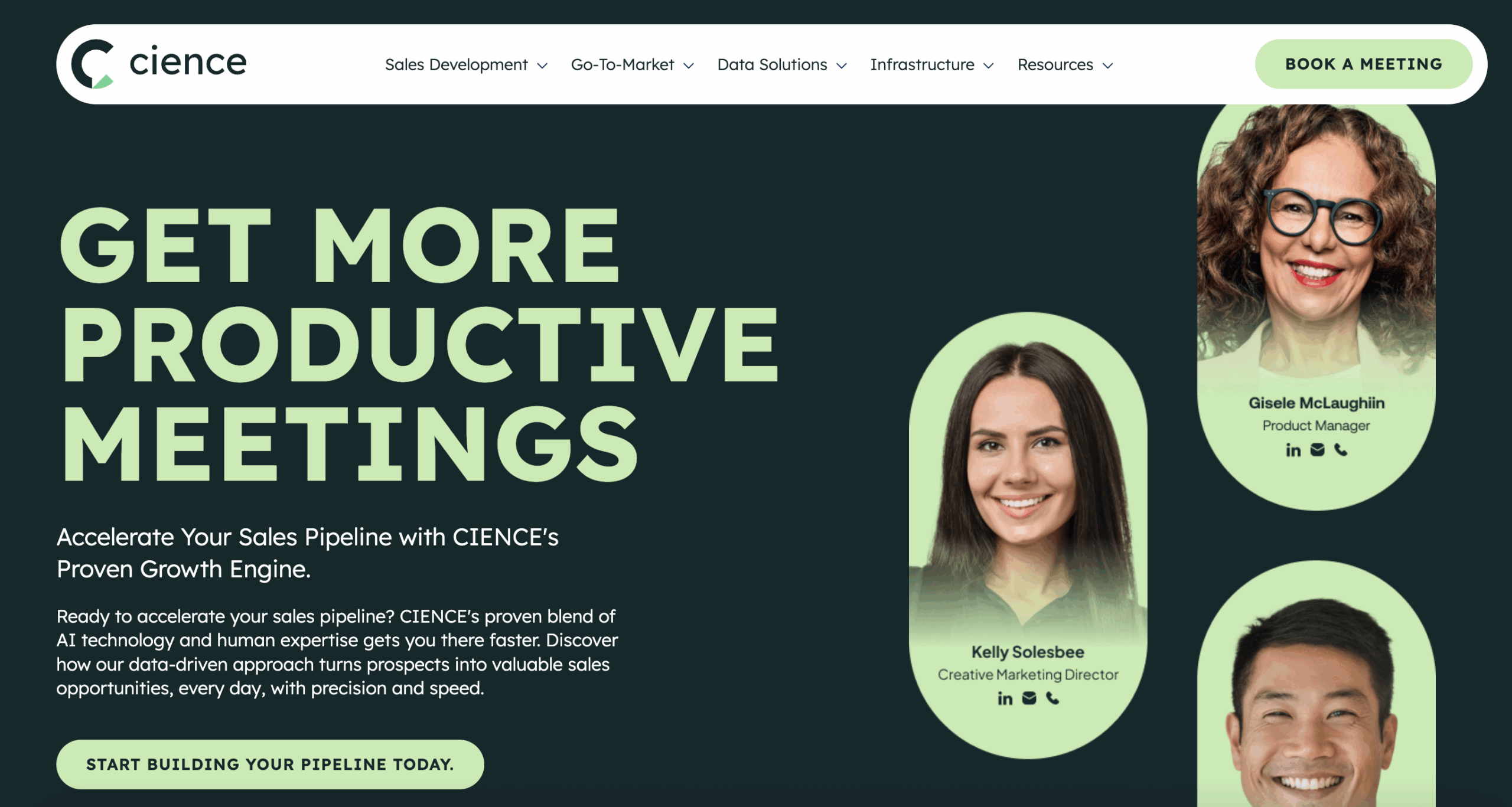 Cience homepage