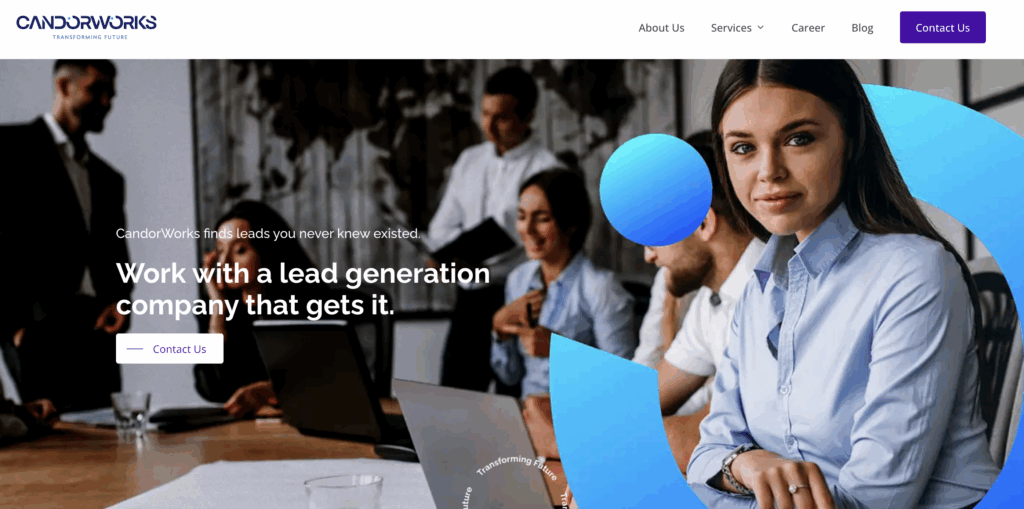 Candorworks homepage