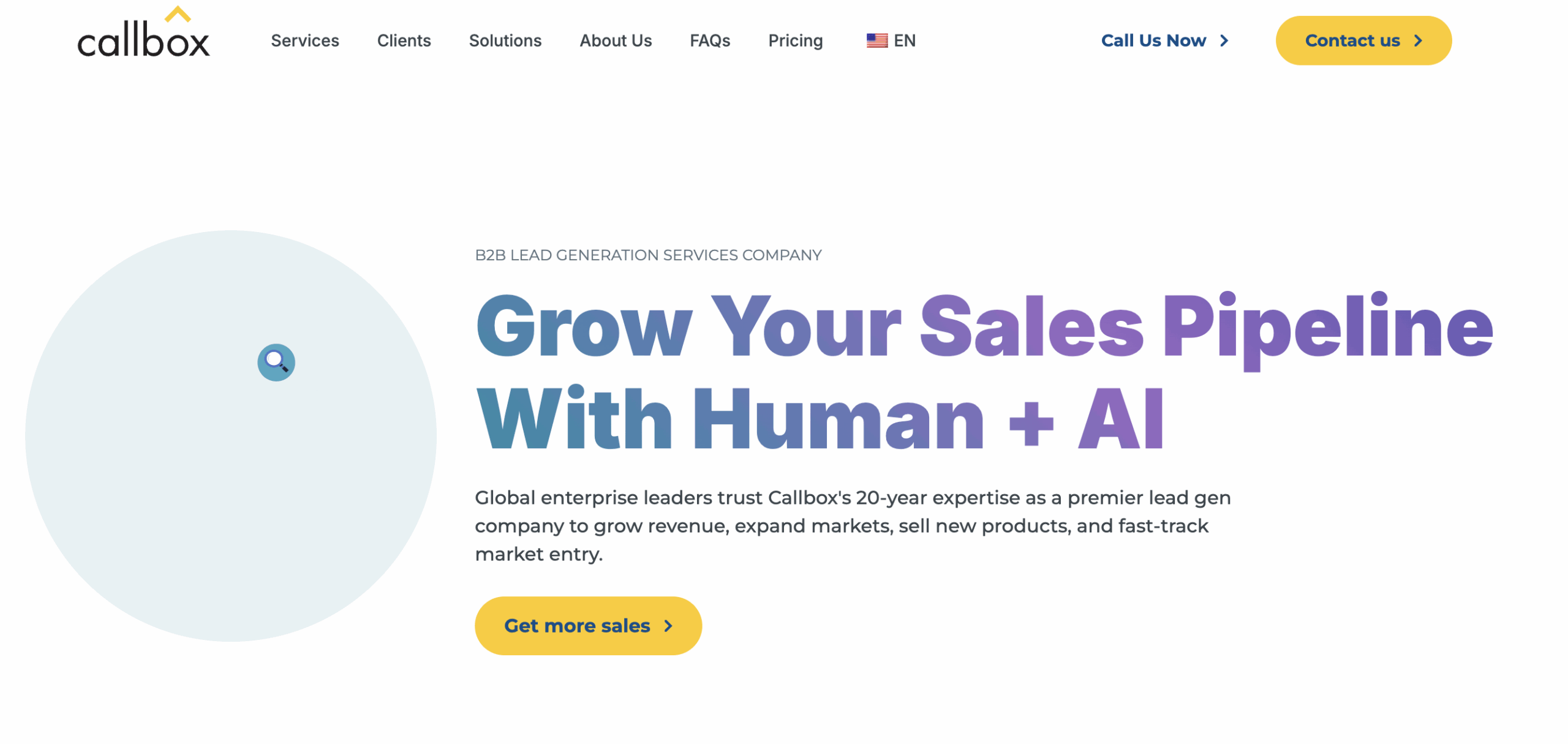 Callbox homepage