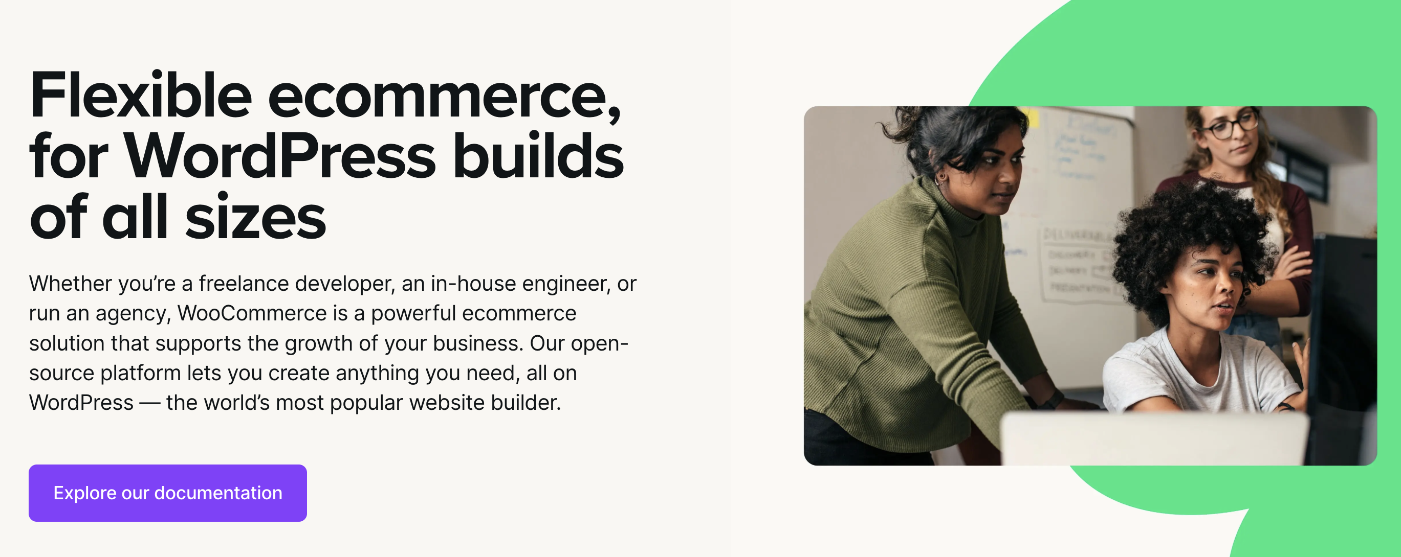 WooCommerce Developers landing page