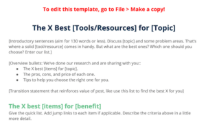 8 Examples of Blog Post Templates