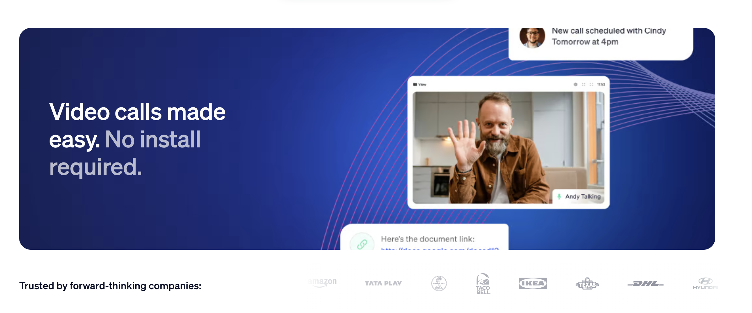 Nextiva video conferencing landing page