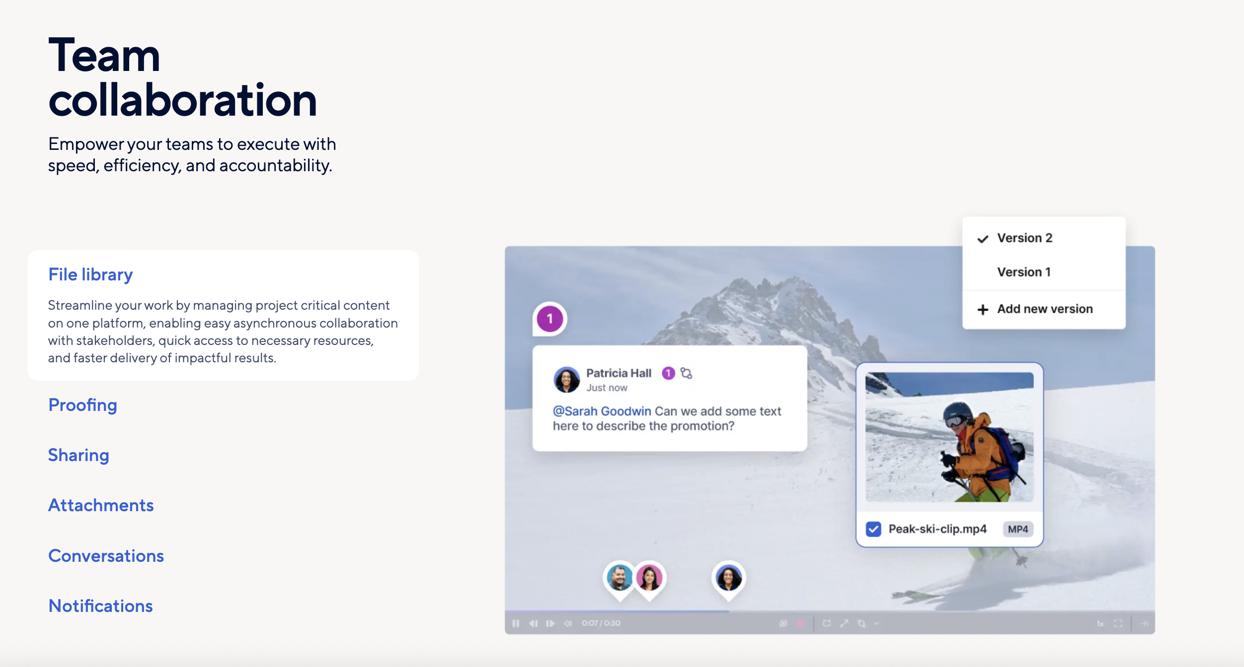 Smartsheet offers tons of collaboration tools, including proofing, sharing, attachments, conversations, and notifications. 