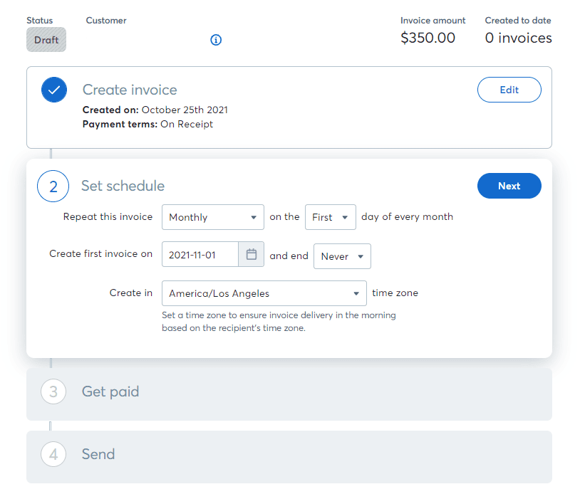 QuickBooks Online 2021 Receipt of Inventory Create Bill from