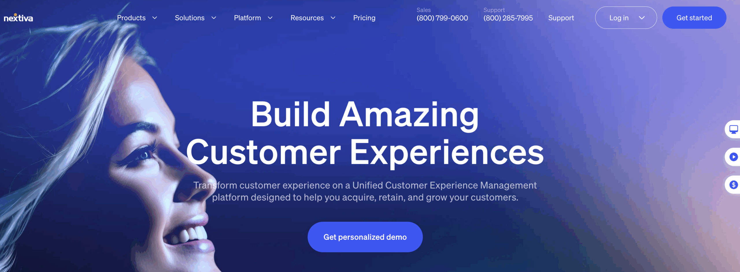 Nextiva homepage