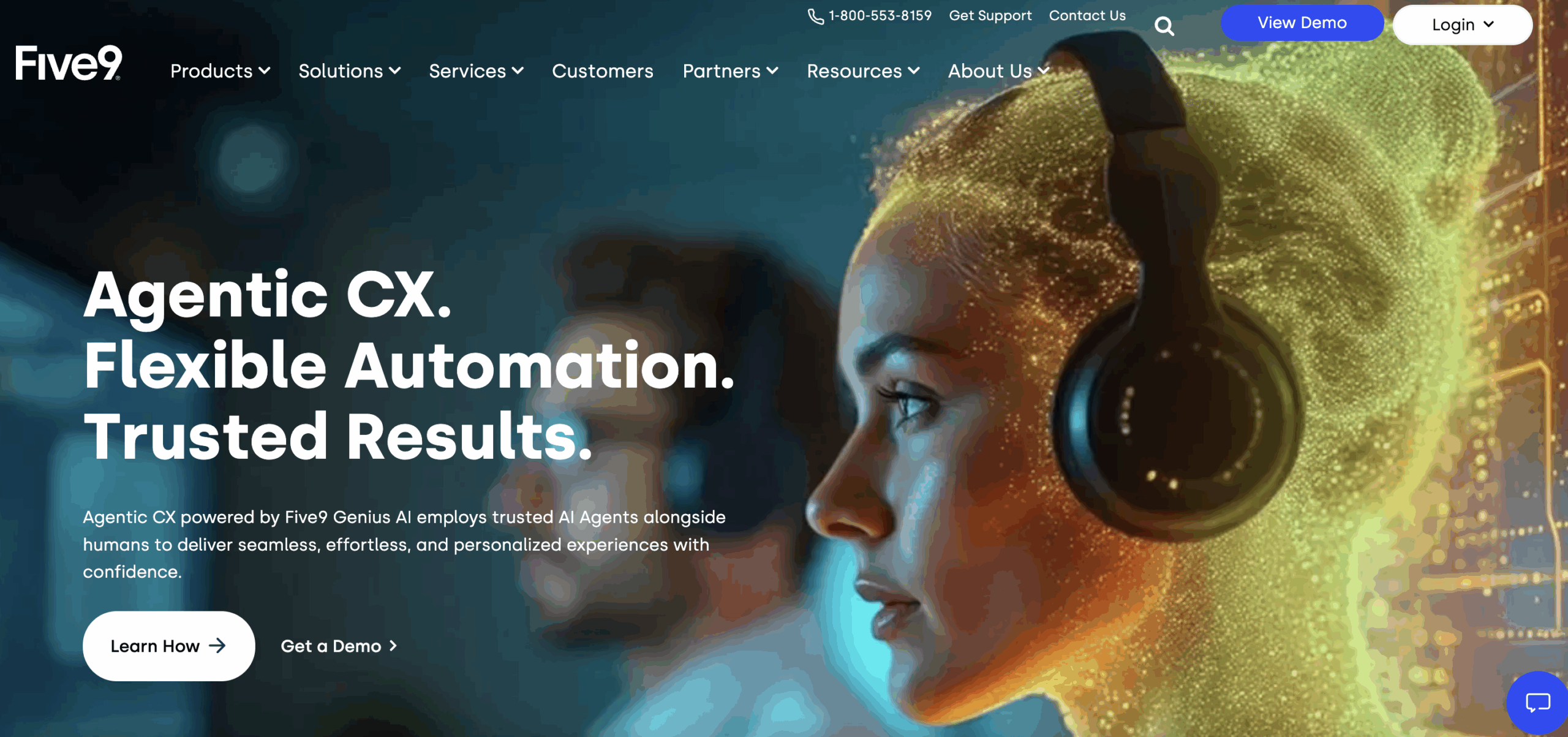 Five9 homepage