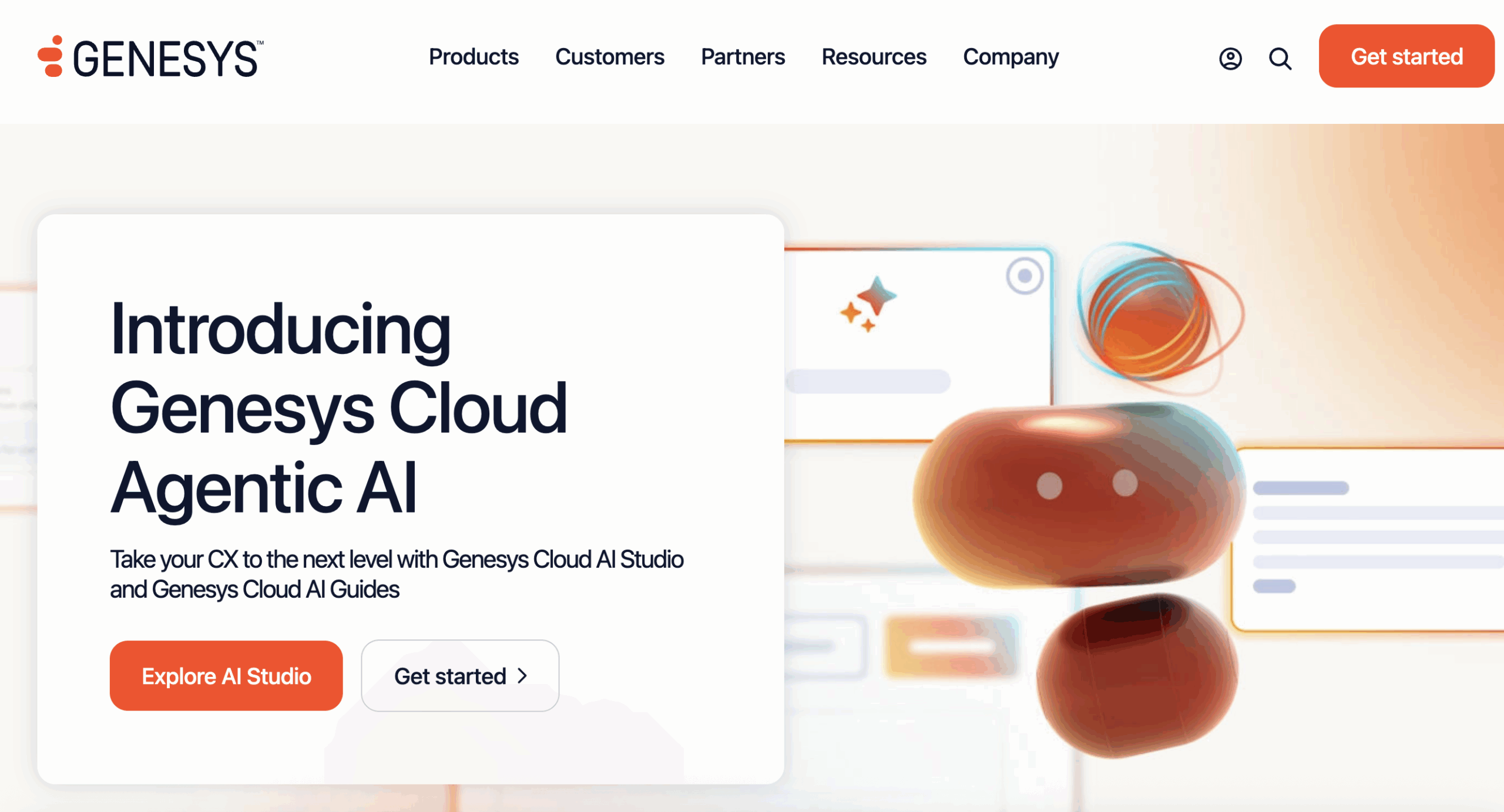 Genesys homepage