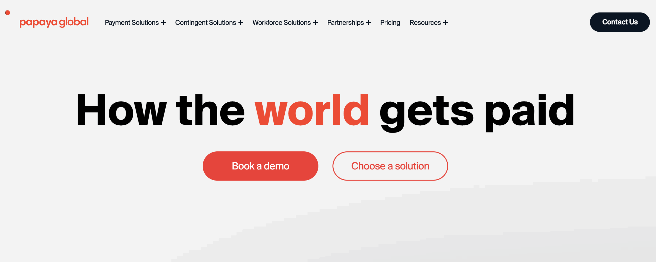 Papaya Global homepage