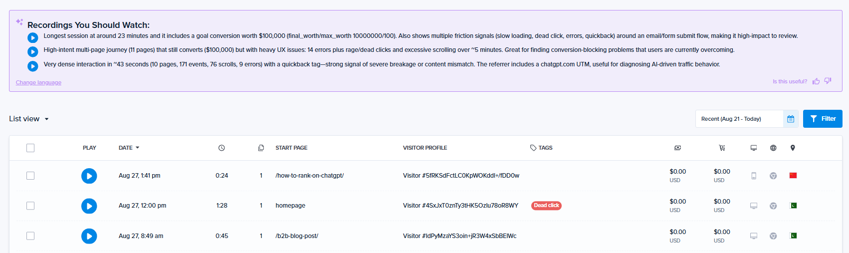 8 Best Hotjar Alternatives For CRO and Product Teams