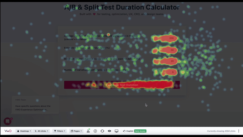 How to mark a heatmap section.