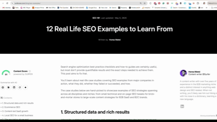 Sticky sidebar example